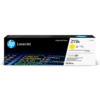 Obrazek HP 219A W2192A originální tonerová kazeta, barva náplně žlutá, výtěžnost cartridge 1200 stran
