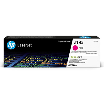 Obrazek HP 219X W2193X originální tonerová kazeta, barva náplně purpurová, výtěžnost cartridge 2500 stran