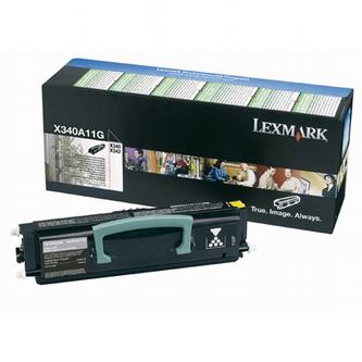 Obrazek Lexmark X340A11G originální tonerová kazeta, barva náplně černá, výtěžnost cartridge 2500 stran