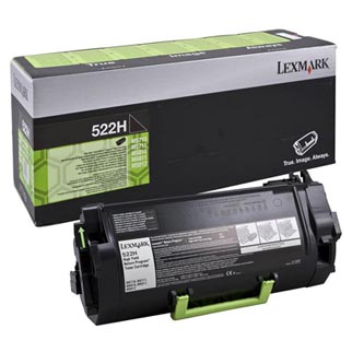 Obrazek Lexmark 52D2H00 originální tonerová kazeta, barva náplně černá, výtěžnost cartridge 25000 stran