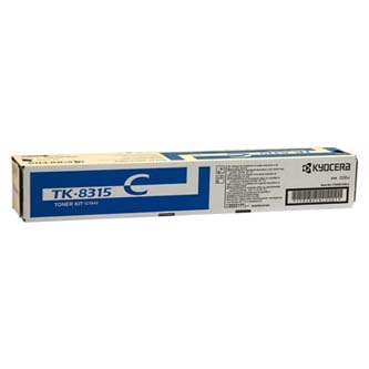 Obrazek Kyocera TK-8315 1T02MVCNL0 originální tonerová kazeta, barva náplně azurová, výtěžnost cartridge 6000 stran