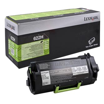 Obrazek Lexmark 62D2H00 originální tonerová kazeta, barva náplně černá, výtěžnost cartridge 25000 stran
