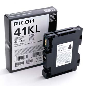 Obrazek Ricoh 405765 originální inkoustová kazeta, barva náplně černá, výtěžnost cartridge 600 stran