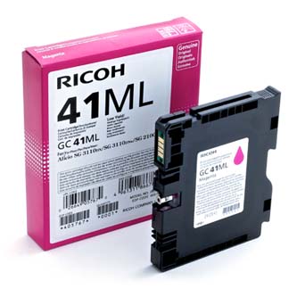Obrazek Ricoh 405767 originální inkoustová kazeta, barva náplně purpurová, výtěžnost cartridge 600 stran