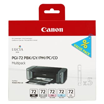 Obrazek Canon 72 6403B007 originální inkoustová kazeta, barva náplně šedá