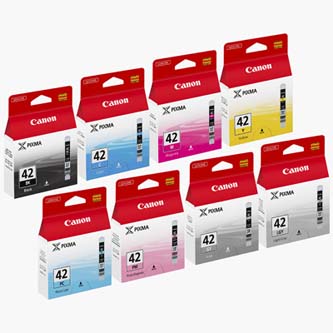 Obrazek Canon 42 6384B010 originální inkoustová kazeta, barva náplně azurová/purpurová/žlutá/černá
