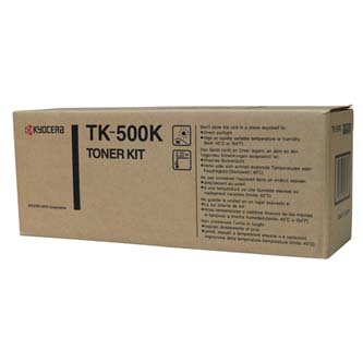 Obrazek Kyocera TK-500 TK500K originální tonerová kazeta, barva náplně černá, výtěžnost cartridge 8000 stran
