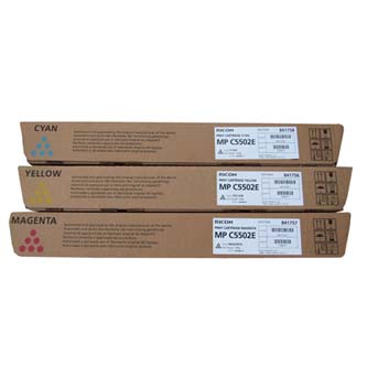 Obrazek Ricoh 841758 originální tonerová kazeta, barva náplně azurová, výtěžnost cartridge 22500 stran