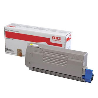 Obrazek Oki MC770 45396301 originální tonerová kazeta, barva náplně žlutá, výtěžnost cartridge 6000 stran