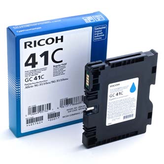 Obrazek Ricoh 405762 originální inkoustová kazeta, barva náplně azurová, výtěžnost cartridge 2200 stran