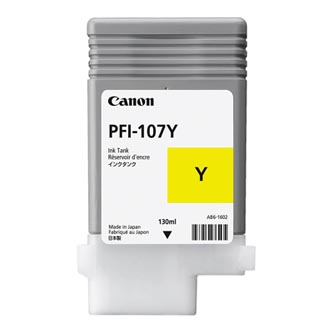 Obrazek Canon PFI-107 6708B001 originální inkoustová kazeta, barva náplně žlutá