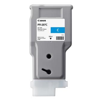 Obrazek Canon PFI-207 8790B001 originální inkoustová kazeta, barva náplně azurová