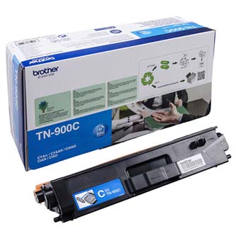 Obrazek Brother TN900 TN900C originální tonerová kazeta, barva náplně azurová, výtěžnost cartridge 6000 stran