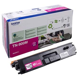 Obrazek Brother TN900 TN900M originální tonerová kazeta, barva náplně purpurová, výtěžnost cartridge 6000 stran