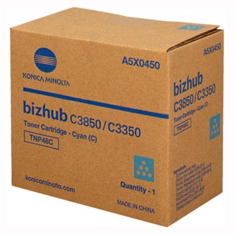 Obrazek Konica A5X0450 originální tonerová kazeta, barva náplně azurová, výtěžnost cartridge 10000 stran