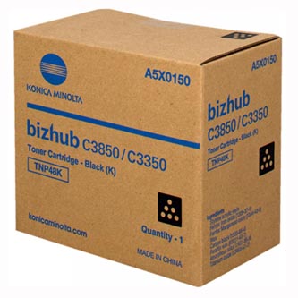 Obrazek Konica A5X0150 originální tonerová kazeta, barva náplně černá, výtěžnost cartridge 10000 stran