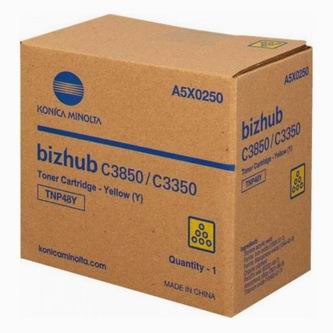 Obrazek Konica A5X0250 originální tonerová kazeta, barva náplně žlutá, výtěžnost cartridge 10000 stran