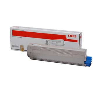 Obrazek Oki C853 45862840 originální tonerová kazeta, barva náplně černá, výtěžnost cartridge 7000 stran