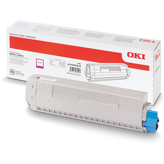 Obrazek Oki C853 45862838 originální tonerová kazeta, barva náplně purpurová, výtěžnost cartridge 7300 stran
