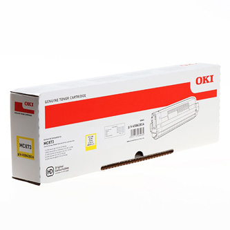 Obrazek Oki C873 45862814 originální tonerová kazeta, barva náplně žlutá, výtěžnost cartridge 10000 stran