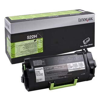 Obrazek Lexmark 52D2H0E originální tonerová kazeta, barva náplně černá, výtěžnost cartridge 25000 stran