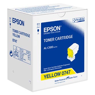 Obrazek Epson 0747 C13S050747 originální tonerová kazeta, barva náplně žlutá, výtěžnost cartridge 8800 stran