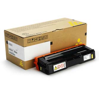 Obrazek Ricoh 407546 originální tonerová kazeta, barva náplně žlutá, výtěžnost cartridge 1600 stran
