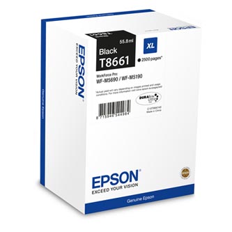 Obrazek Epson T8651 C13T865140 originální inkoustová kazeta, barva náplně černá, výtěžnost cartridge 10000 stran