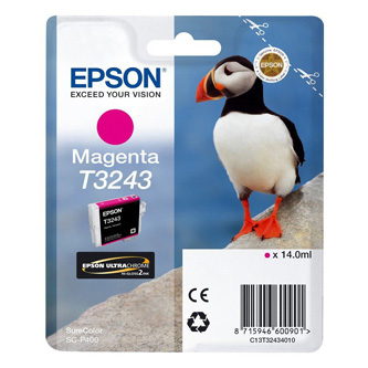 Obrazek Epson T324 C13T32434010 originální inkoustová kazeta, barva náplně purpurová