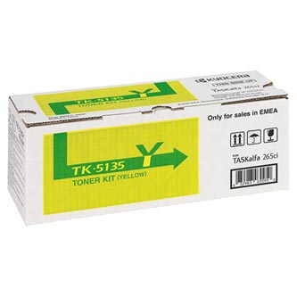 Kyocera TK-5135Y originální toner, cartridge, náplň, barva