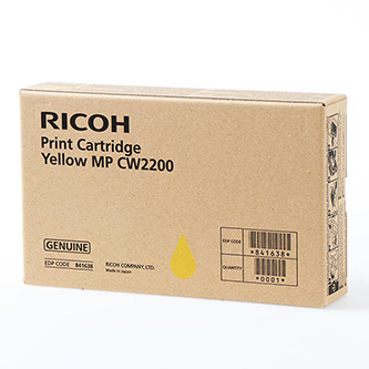 Obrazek Ricoh 841638 originální inkoustová kazeta, barva náplně žlutá