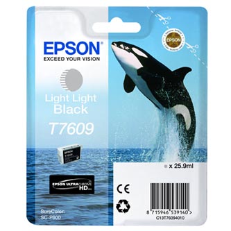 Obrazek Epson T760 C13T76094010 originální inkoustová kazeta, barva náplně černá