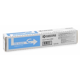 Obrazek Kyocera TK-5205 1T02R5CNL0 originální tonerová kazeta, barva náplně azurová, výtěžnost cartridge 12000 stran