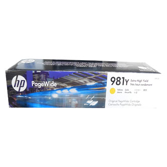 Obrazek HP L0R15A originální inkoustová kazeta, barva náplně žlutá, výtěžnost cartridge 16000 stran