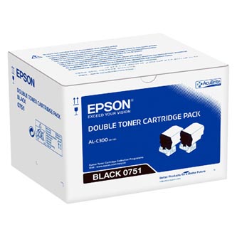 Obrazek Epson 0751 C13S050751 originální tonerová kazeta, barva náplně černá, výtěžnost cartridge 14600 stran