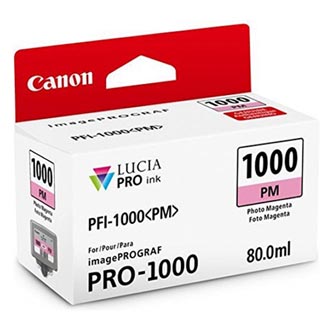 Obrazek Canon PFI-1000 0551C001 originální inkoustová kazeta, barva náplně purpurová, výtěžnost cartridge 3755 stran