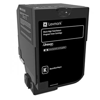 Obrazek Lexmark 84C2HK0 originální tonerová kazeta, barva náplně černá, výtěžnost cartridge 25000 stran