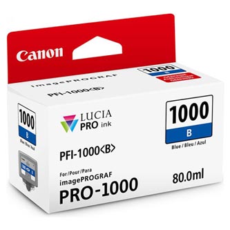 Obrazek Canon PFI-1000 0555C001 originální inkoustová kazeta, barva náplně modrá, výtěžnost cartridge 4875 stran
