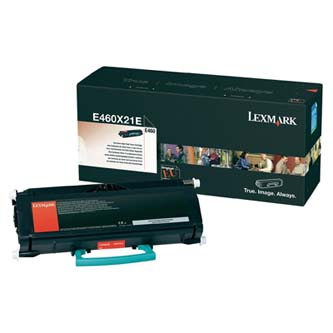 Obrazek Lexmark E460X31E originální tonerová kazeta, barva náplně černá, výtěžnost cartridge 15000 stran