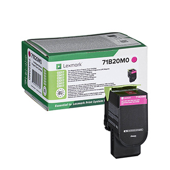 Obrazek Lexmark 71B20M0 originální tonerová kazeta, barva náplně purpurová, výtěžnost cartridge 2300 stran