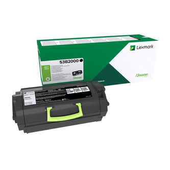 Obrazek Lexmark 53B2000 originální tonerová kazeta, barva náplně černá, výtěžnost cartridge 11000 stran