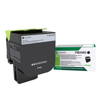 Obrazek Lexmark 71B2XK0 originální tonerová kazeta, barva náplně černá, výtěžnost cartridge 8000 stran