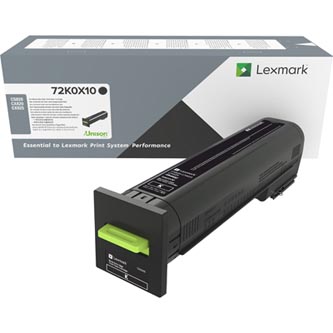 Obrazek Lexmark 72K0X10 originální tonerová kazeta, barva náplně černá, výtěžnost cartridge 33000 stran