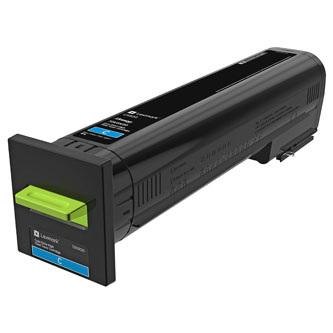 Obrazek Lexmark 72K0X20 originální tonerová kazeta, barva náplně azurová, výtěžnost cartridge 22000 stran