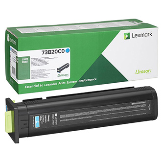Obrazek Lexmark 73B20C0 originální tonerová kazeta, barva náplně azurová, výtěžnost cartridge 15000 stran