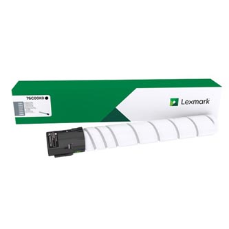 Obrazek Lexmark 76C00K0 originální tonerová kazeta, barva náplně černá, výtěžnost cartridge 18500 stran