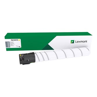 Obrazek Lexmark 76C00Y0 originální tonerová kazeta, barva náplně žlutá, výtěžnost cartridge 11500 stran