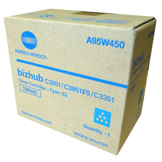 Obrazek Konica A95W450 originální tonerová kazeta, barva náplně azurová, výtěžnost cartridge 12000 stran