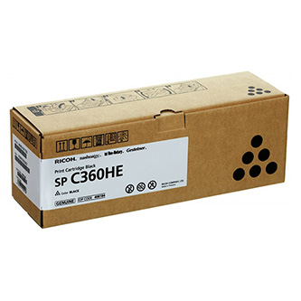 Obrazek Ricoh 408184 originální tonerová kazeta, barva náplně černá, výtěžnost cartridge 7000 stran