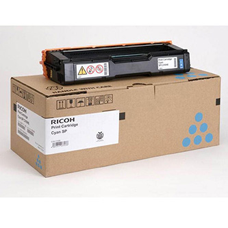 Obrazek Ricoh 408185 originální tonerová kazeta, barva náplně azurová, výtěžnost cartridge 5000 stran
